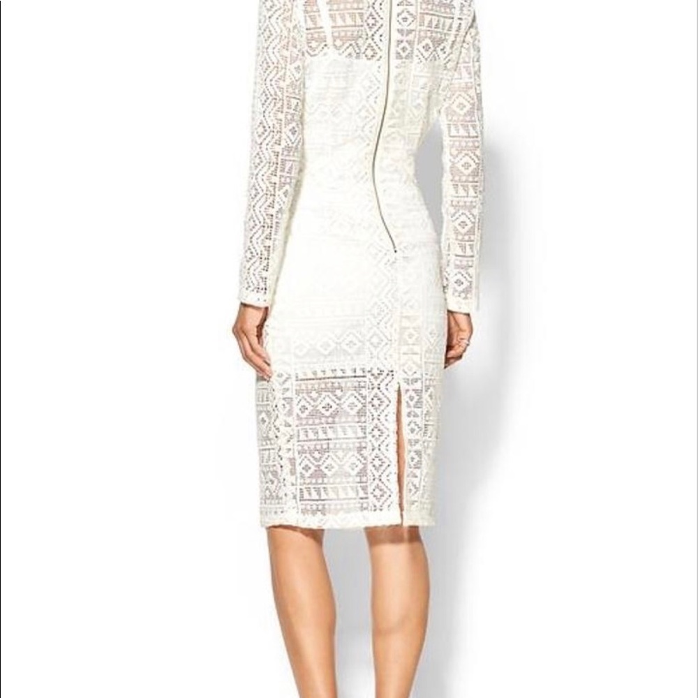 White lace dress-new